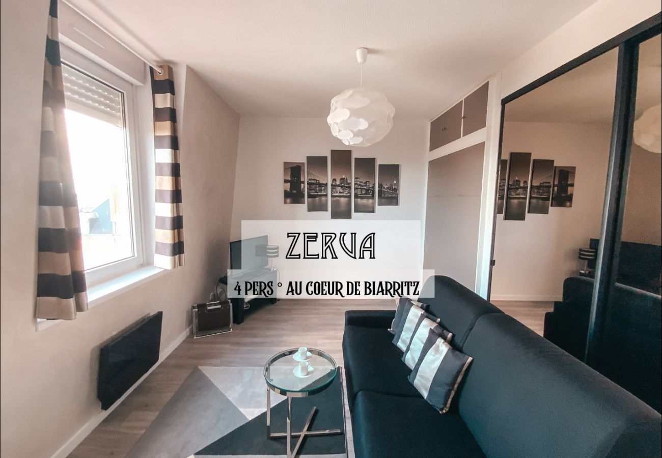 Appartement à Biarritz - ZERUA Studio avec Vue plein centre 4 pers